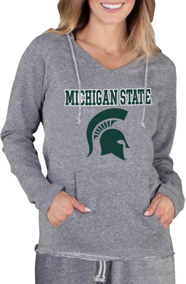 Concepts Sport Women's Michigan State Spartans Grey Mainstream Hoodie