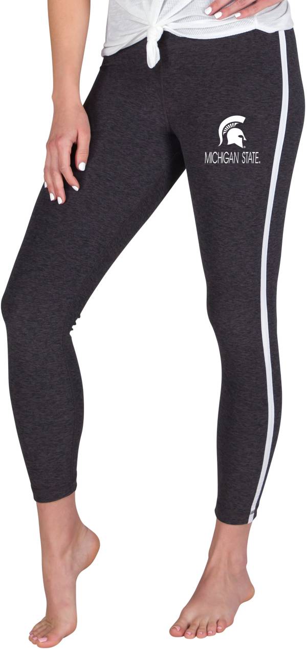 Concepts Sport Women's Michigan State Spartans Grey Centerline Knit Leggings product image