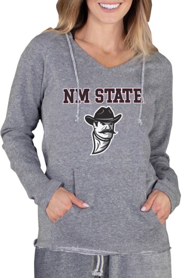 Concepts Sport Women's New Mexico State Aggies Grey Mainstream Hoodie