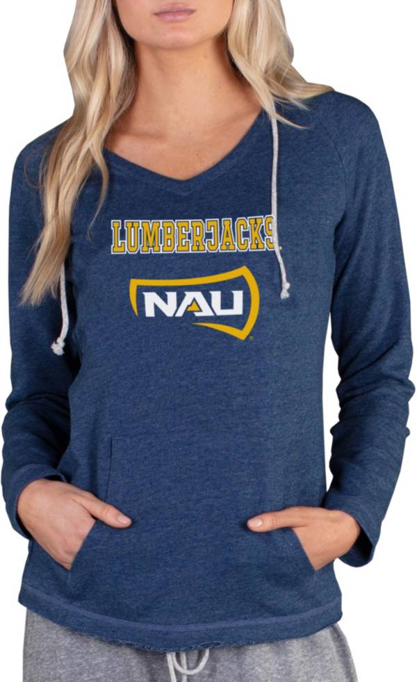 Concepts Sport Women's Northern Arizona Lumberjacks Blue Mainstream Hoodie