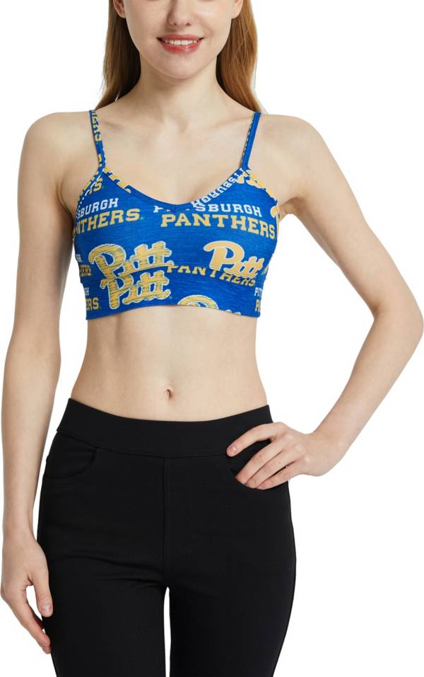 Concepts Sport Women's Pitt Panthers Blue Zest Knit Bralette