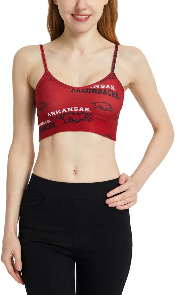 Concepts Sport Women's Arkansas Razorbacks Cardinal Zest Knit Bralette