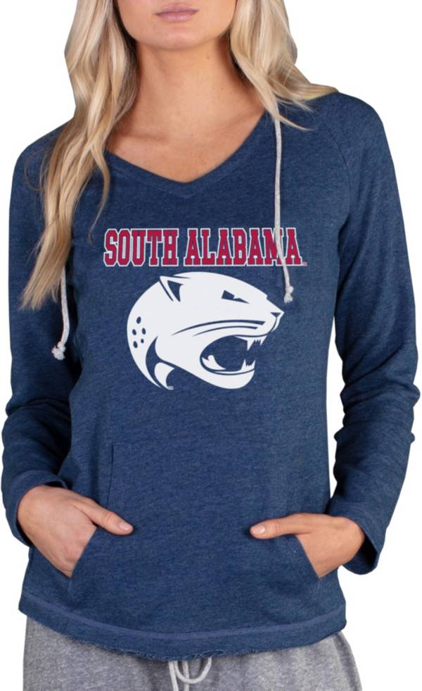 Concepts Sport Women's South Alabama Jaguars Blue Mainstream Hoodie