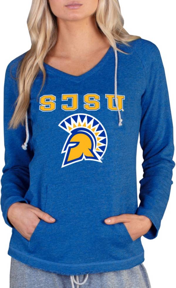Concepts Sport Women's San Jose State Spartans Blue Mainstream Hoodie