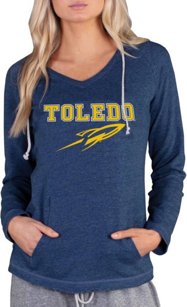 Concepts Sport Women's Toledo Rockets Midnight Blue Mainstream Hoodie