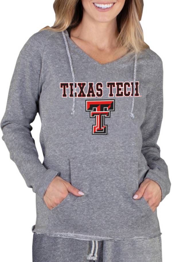 Concepts Sport Women's Texas Tech Red Raiders Grey Mainstream Hoodie product image