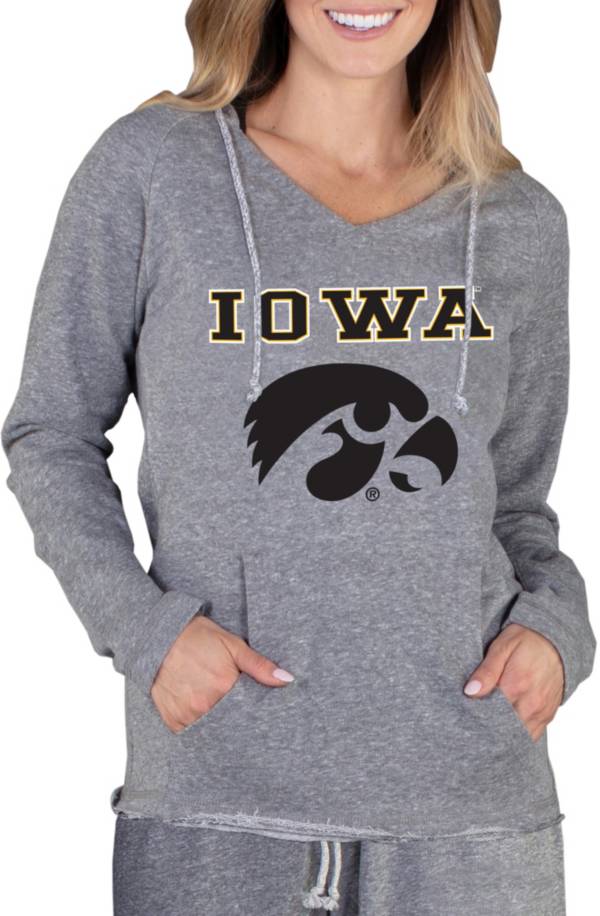 Concepts Sport Women's Iowa Hawkeyes Grey Mainstream Hoodie