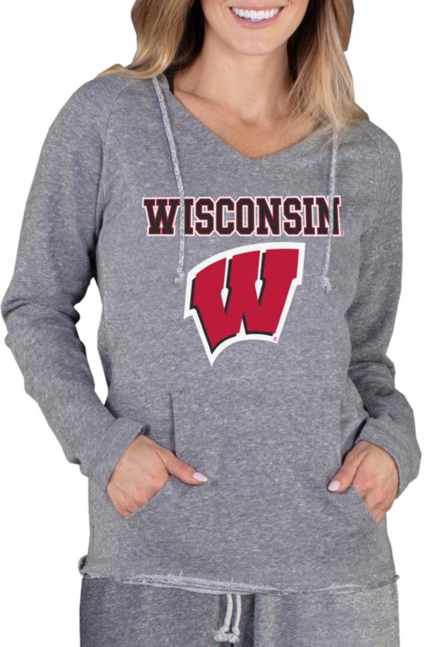 Concepts Sport Women's Wisconsin Badgers Grey Mainstream Hoodie