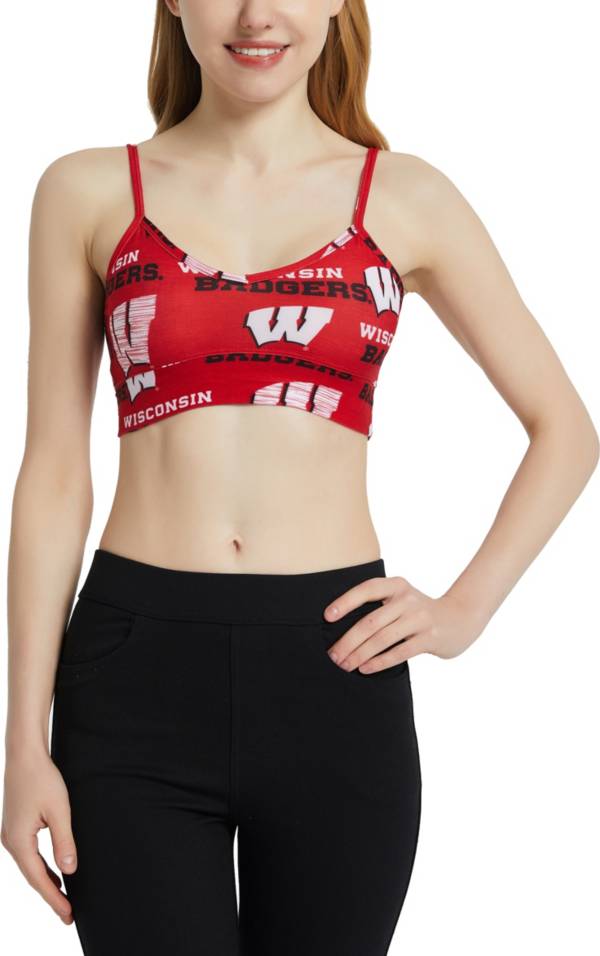 Concepts Sport Women's Wisconsin Badgers Red Zest Knit Bralette