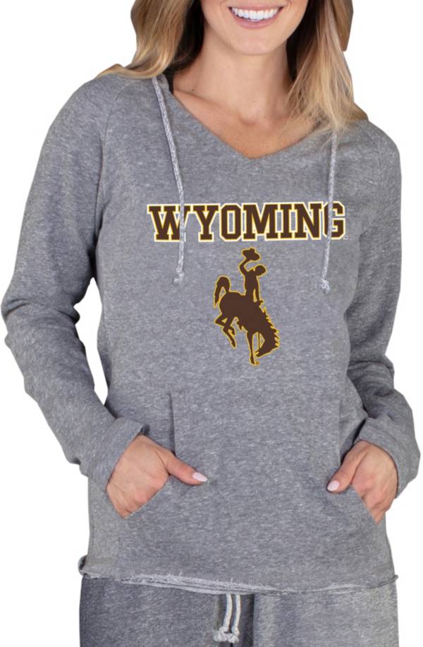 Concepts Sport Women's Wyoming Cowboys Grey Mainstream Hoodie