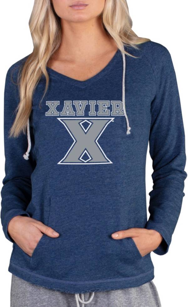 Concepts Sport Women's Xavier Musketeers Blue Mainstream Hoodie product image
