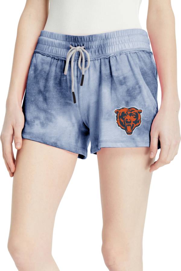 Concepts Sport Women's Chicago Bears Navy Tie Dye Shorts