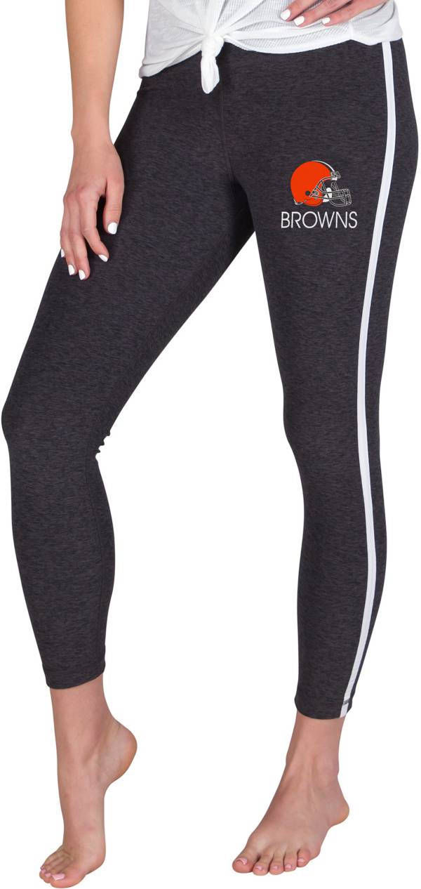 Concepts Sport Women's Cleveland Browns Centerline Charcoal Leggings