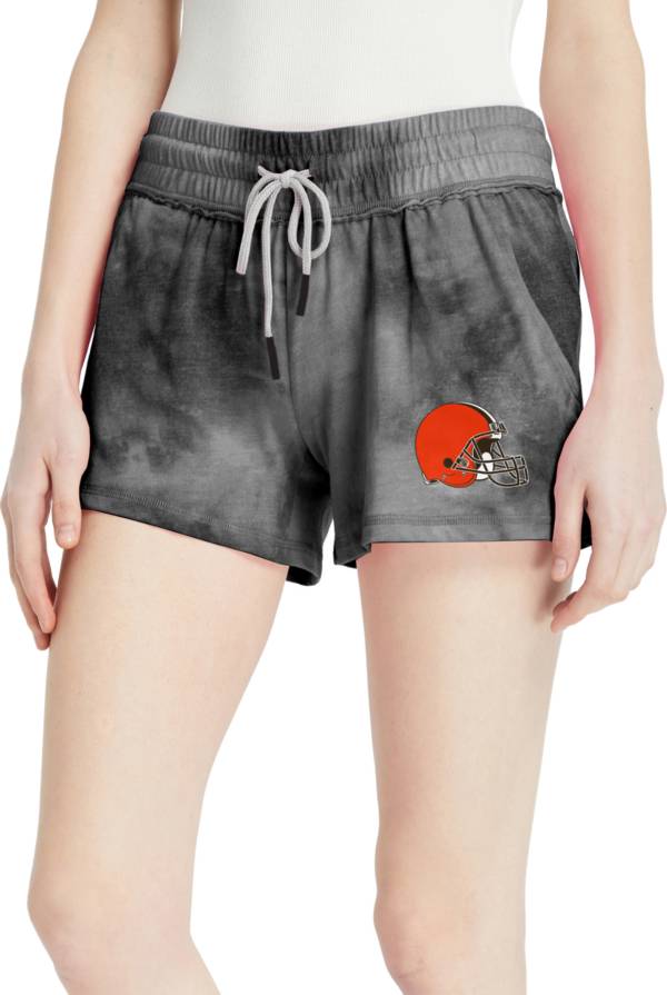 Concepts Sport Women's Cleveland Browns Black Tie Dye Shorts