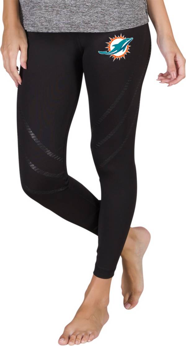 Concepts Sport Women's Miami Dolphins Lineup Black Leggings