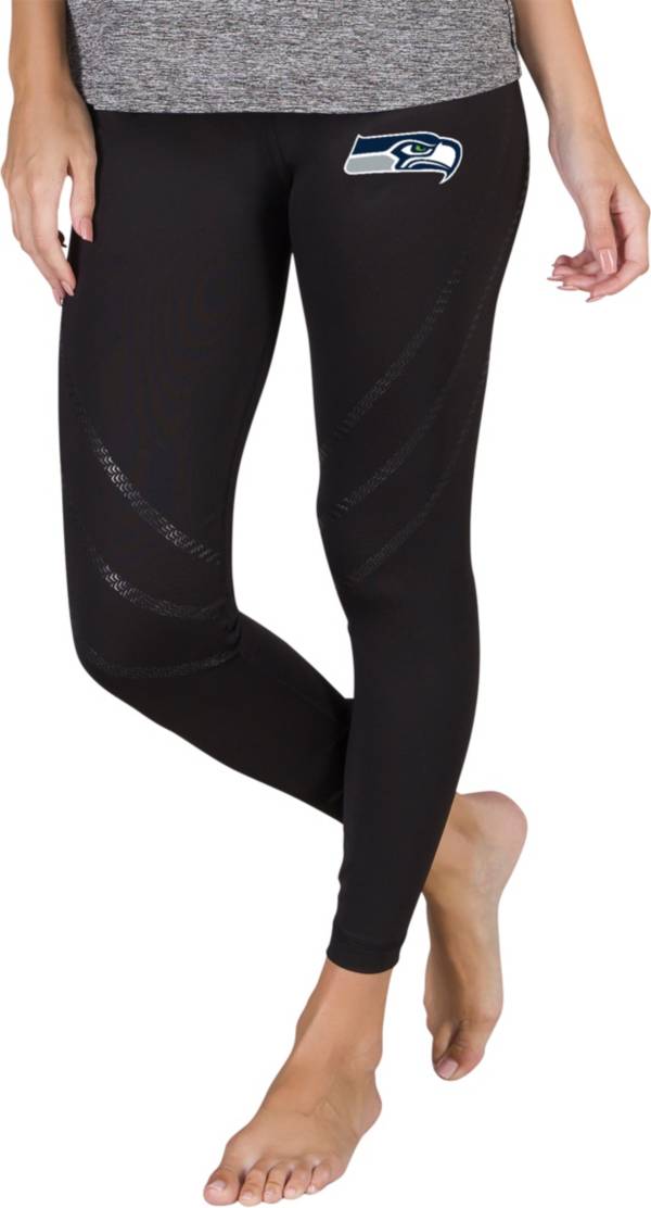 Concepts Sport Women's Seattle Seahawks Lineup Black Leggings