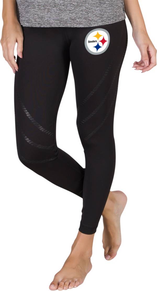 Concepts Sport Women's Pittsburgh Steelers Lineup Black Leggings
