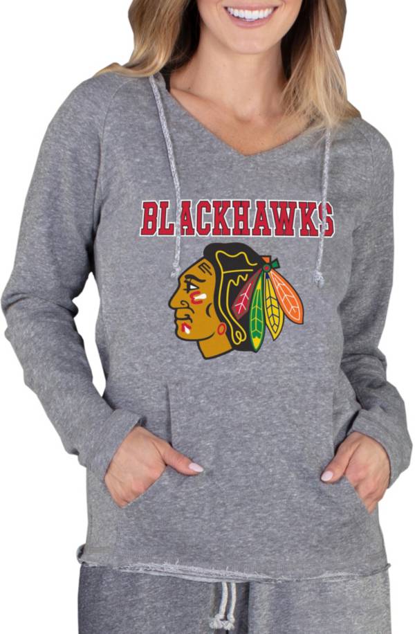 Concepts Sport Women's Chicago Blackhawks Mainstream Grey Hoodie