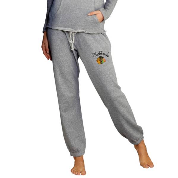 Concepts Sports Women's Chicago Blackhawks Grey Mainstream Pants product image