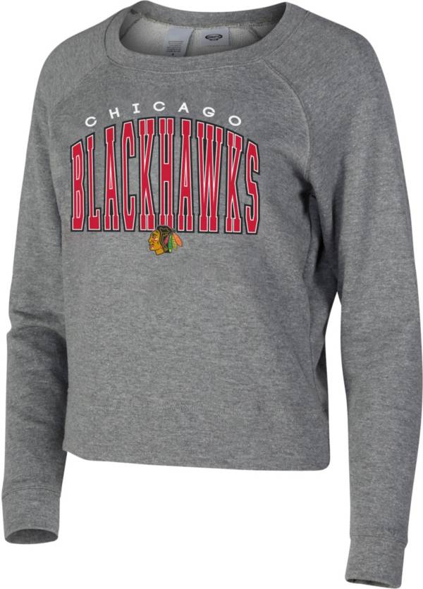 Concepts Sport Women's Chicago Blackhawks Mainstream Grey Sweatshirt