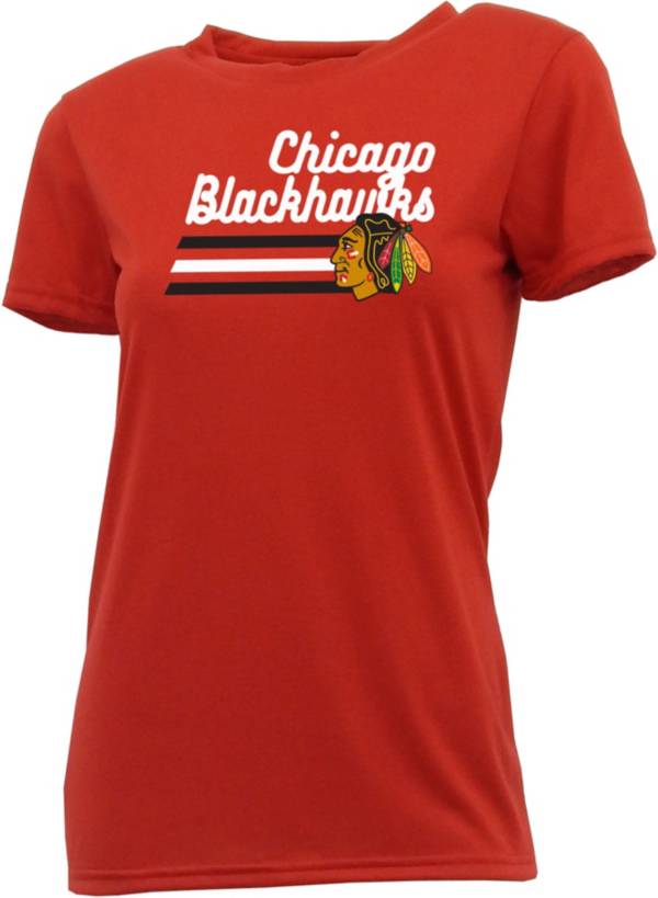 Concepts Sport Women's Chicago Blackhawks Marathon Red T-Shirt