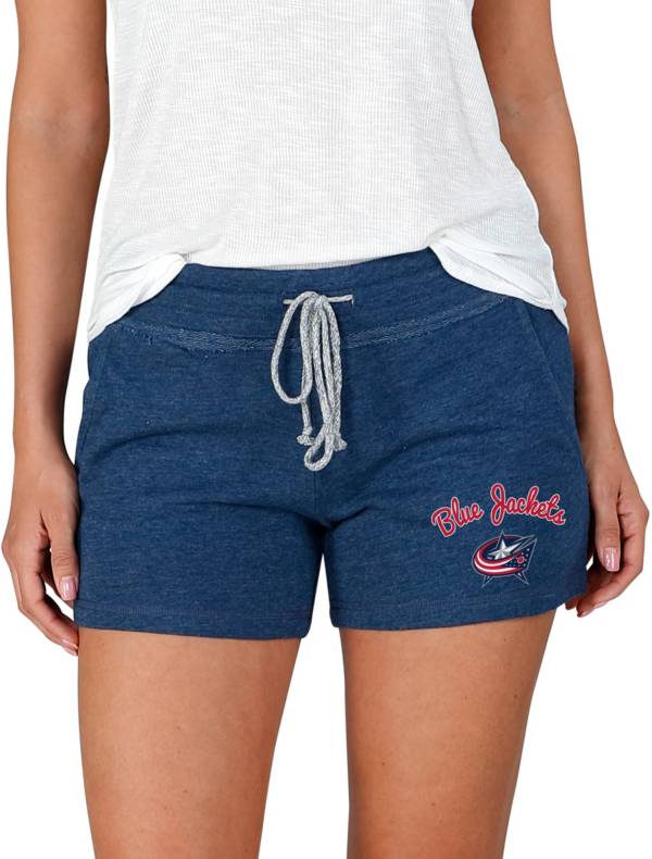 Concepts Sport Women's Columbus Blue Jackets Navy Terry Shorts