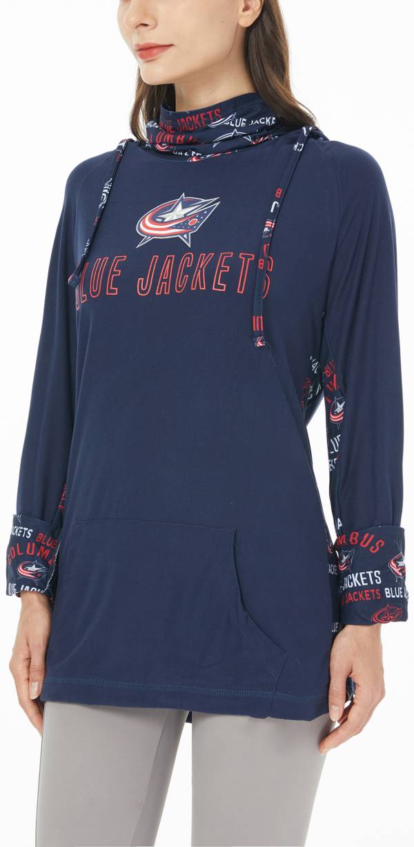 Concepts Sport Women's Columbus Blue Jackets Flagship Navy Hoodie product image