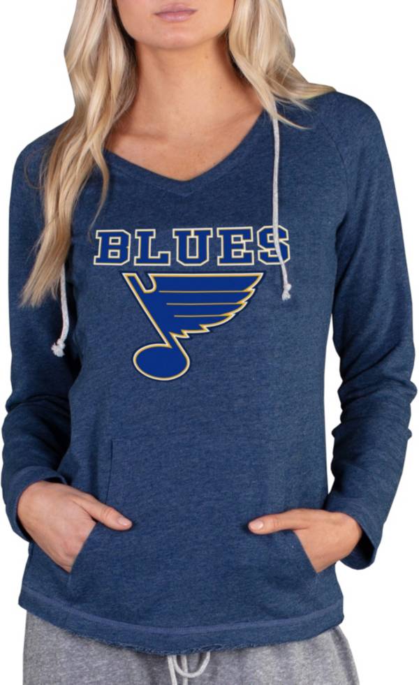 Concepts Sport Women's St. Louis Blues Mainstream Navy Hoodie