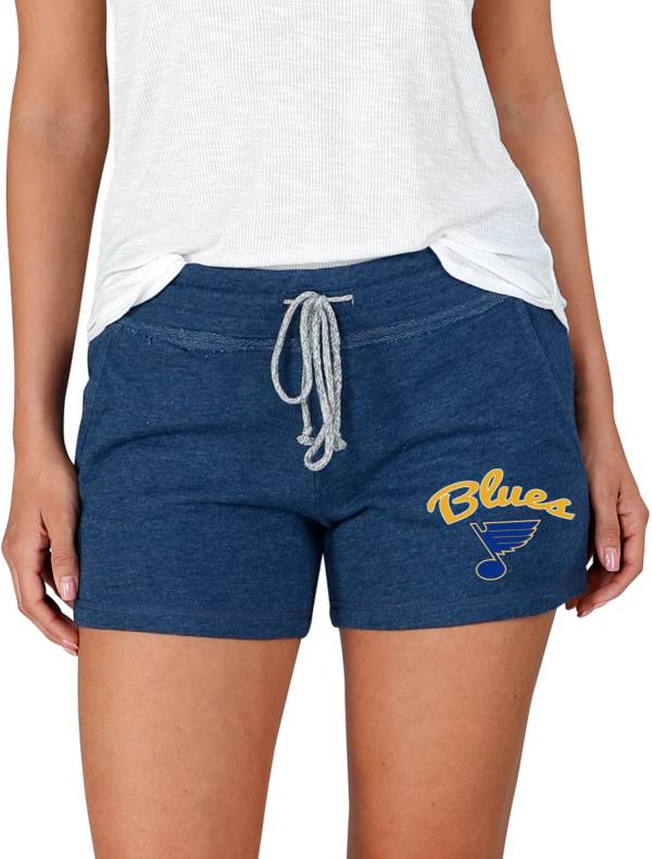 Concepts Sport Women's St. Louis Blues Navy Terry Shorts