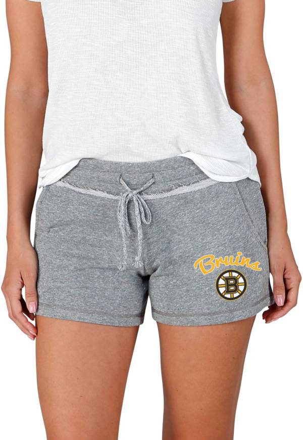 Concepts Sport Women's Boston Bruins Grey Terry Shorts