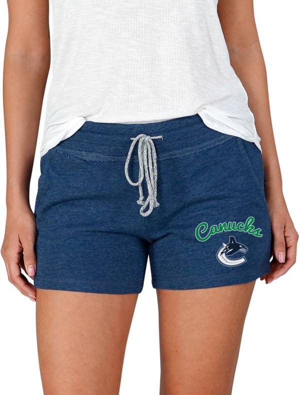 Concepts Sport Women's Vancouver Canucks Navy Terry Shorts