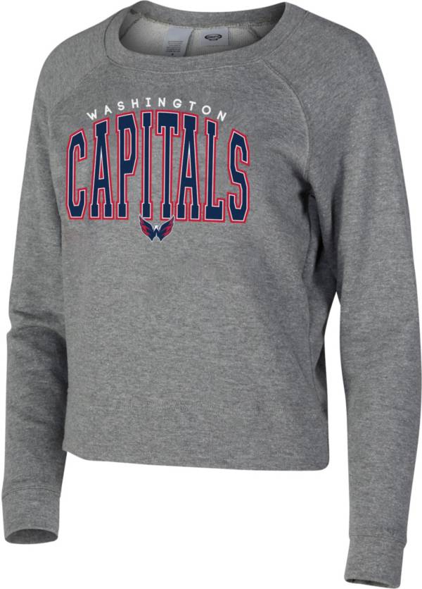 Concepts Sport Women's Washington Capitals Mainstream Grey Sweatshirt