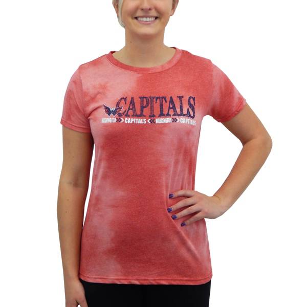 Concepts Sport Women's Washington Capitals Empennage Red T-Shirt