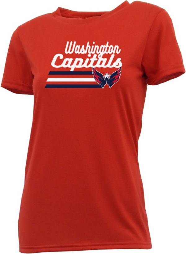 Concepts Sport Women's Washington Capitals Marathon Red T-Shirt