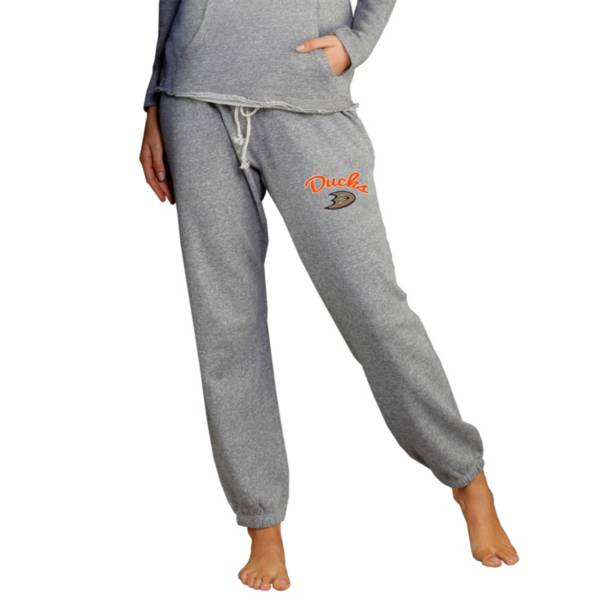 Concepts Sports Women's Anaheim Ducks Grey Mainstream Pants