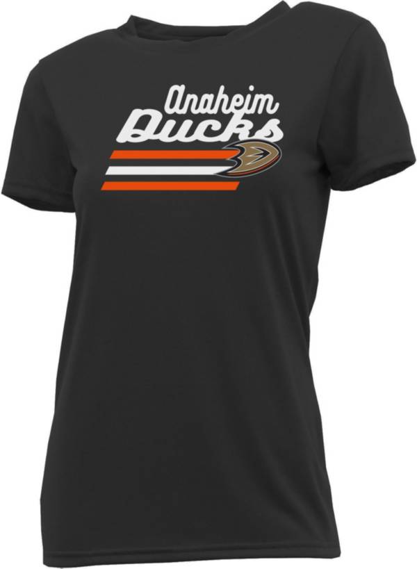 Concepts Sport Women's Anaheim Ducks Marathon Black T-Shirt