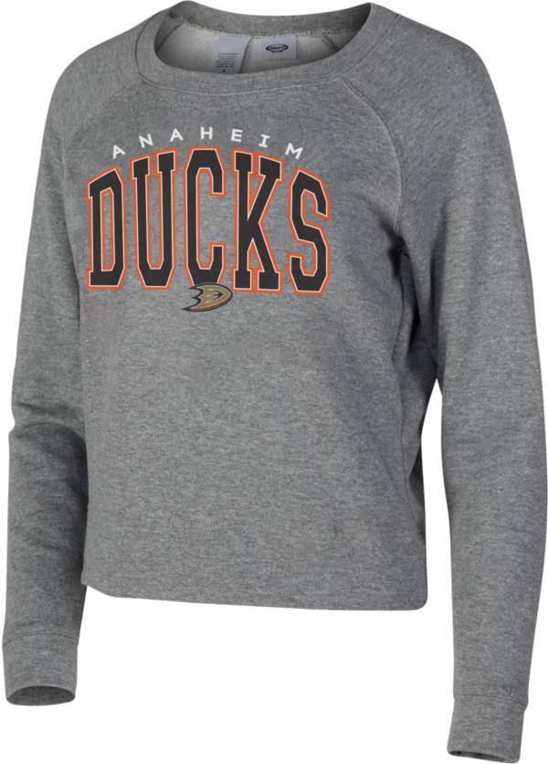 Concepts Sport Women's Anaheim Ducks Mainstream Grey Sweatshirt