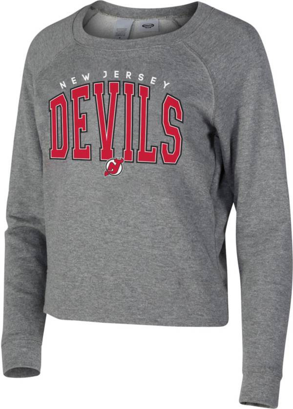 Concepts Sport Women's New Jersey Devils Mainstream Grey Sweatshirt