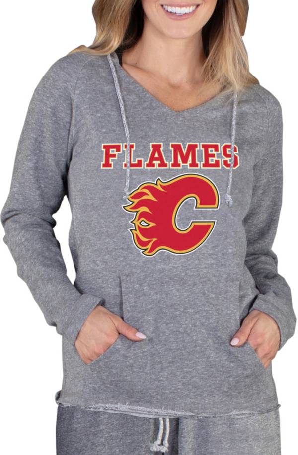 Concepts Sport Women's Calgary Flames Mainstream Grey Hoodie product image