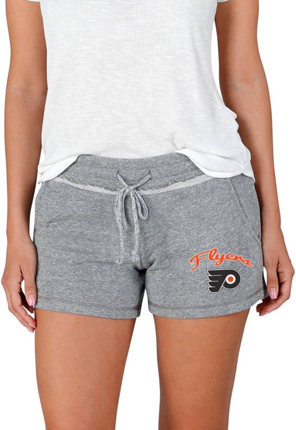 Concepts Sport Women's Philadelphia Flyers Grey Terry Shorts