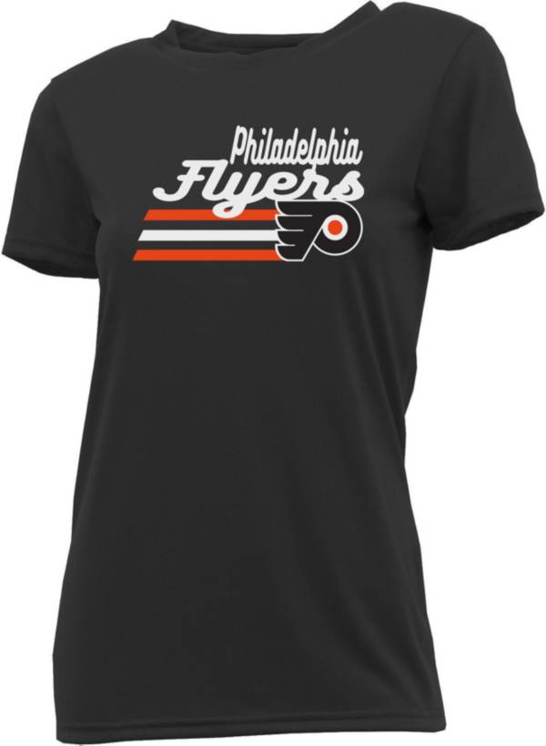 Concepts Sport Women's Philadelphia Flyers Marathon Black T-Shirt