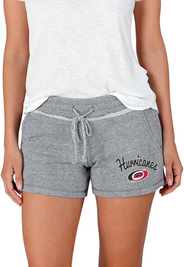 Concepts Sport Women's Carolina Hurricanes Grey Terry Shorts