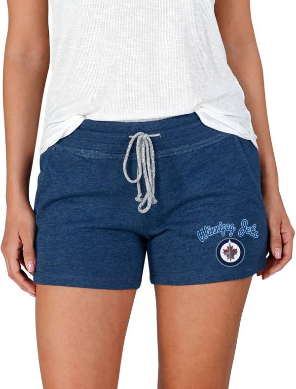 Concepts Sport Women's Winnipeg Jets Navy Terry Shorts