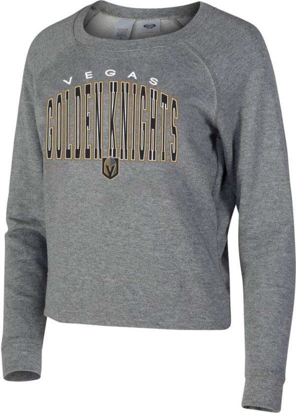 Concepts Sport Women's Las Vegas Golden Knights Mainstream Grey Sweatshirt