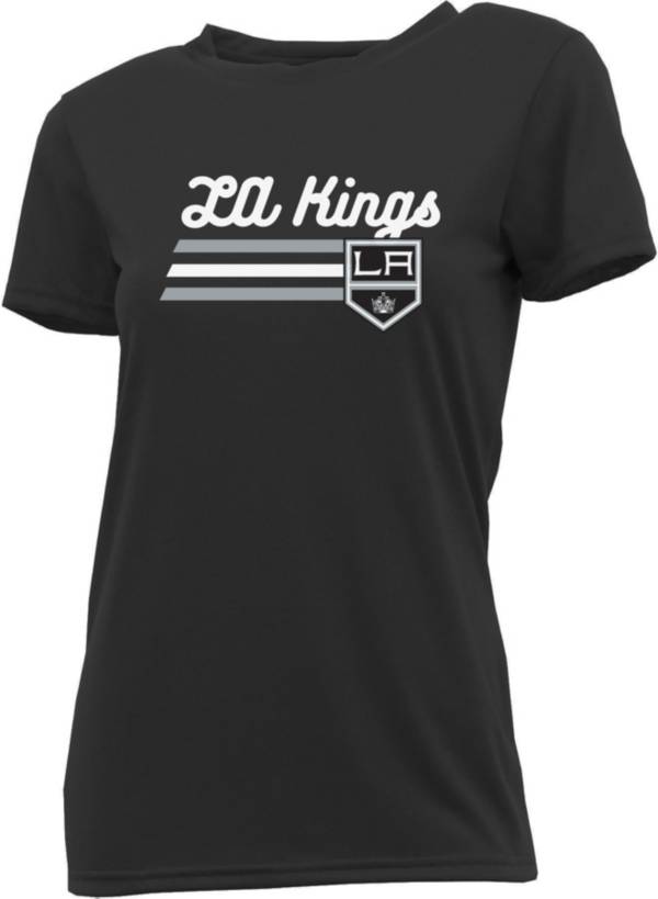 Concepts Sport Women's Los Angeles Kings Marathon Black T-Shirt