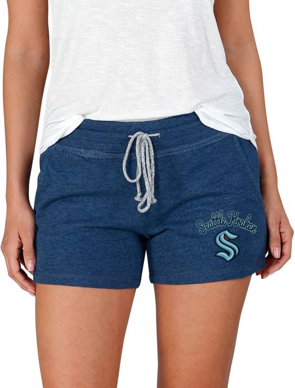 Concepts Sport Women's Seattle Kraken Navy Terry Shorts