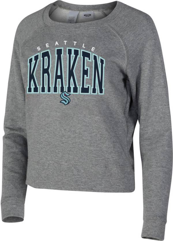 Concepts Sport Women's Seattle Kraken Mainstream Tie-Dye Sweatshirt