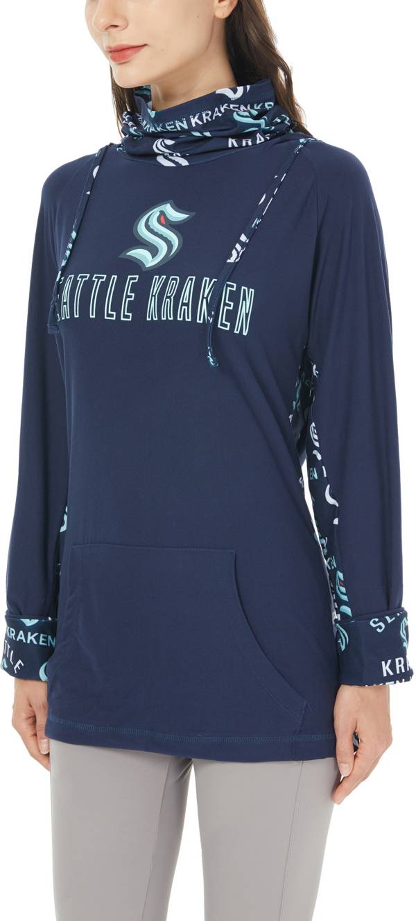 Concepts Sport Women's Seattle Kraken Flagship Navy Hoodie