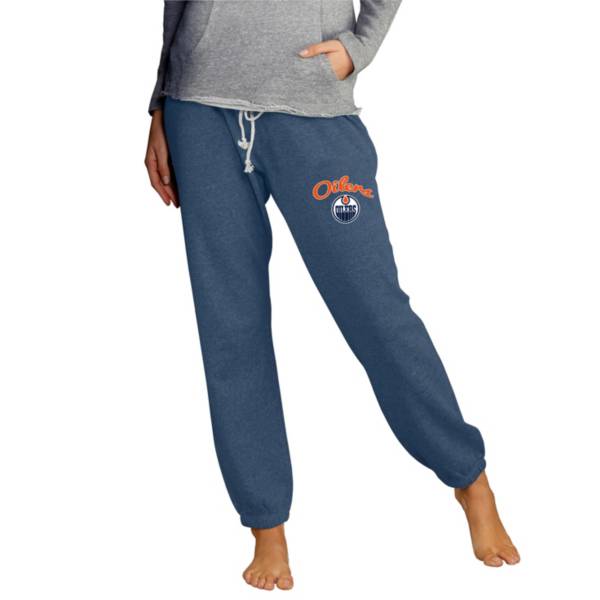 Concepts Sports Women's Edmonton Oilers Navy Mainstream Pants