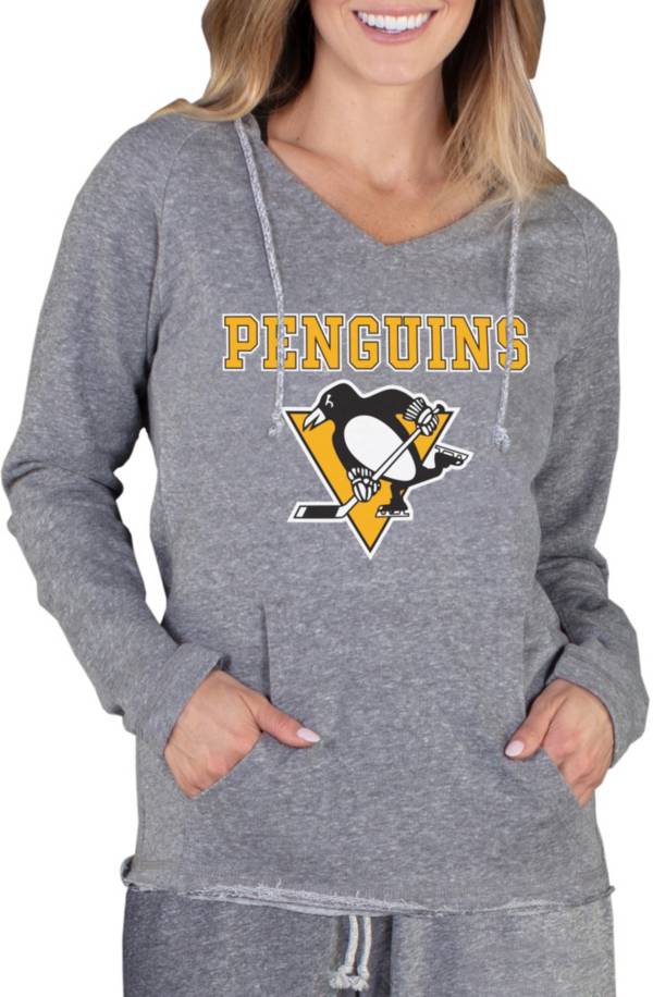 Concepts Sport Women's Pittsburgh Penguins Mainstream Grey Hoodie